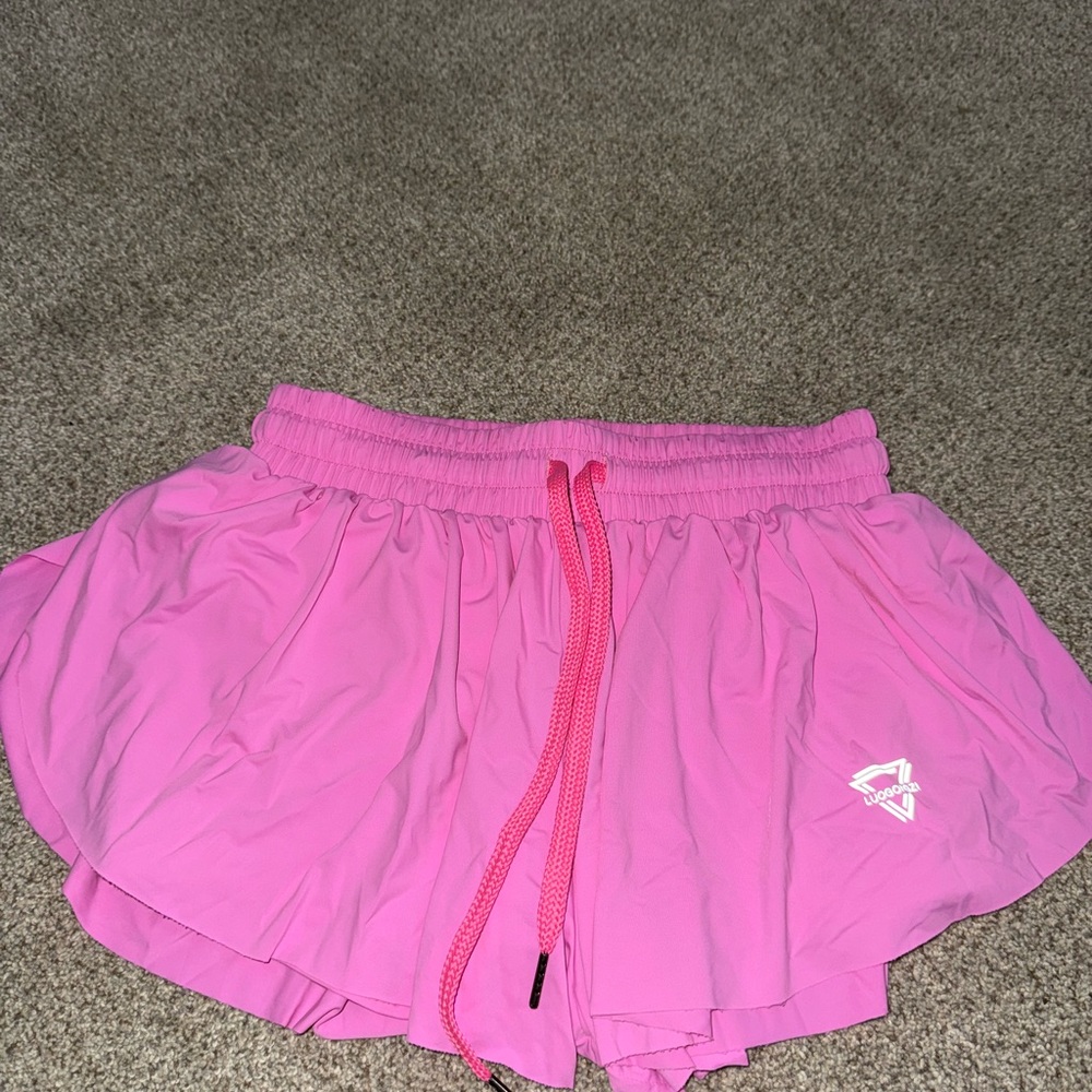 Amazon Pink Athletic Shorts Lightweight and Breathable
